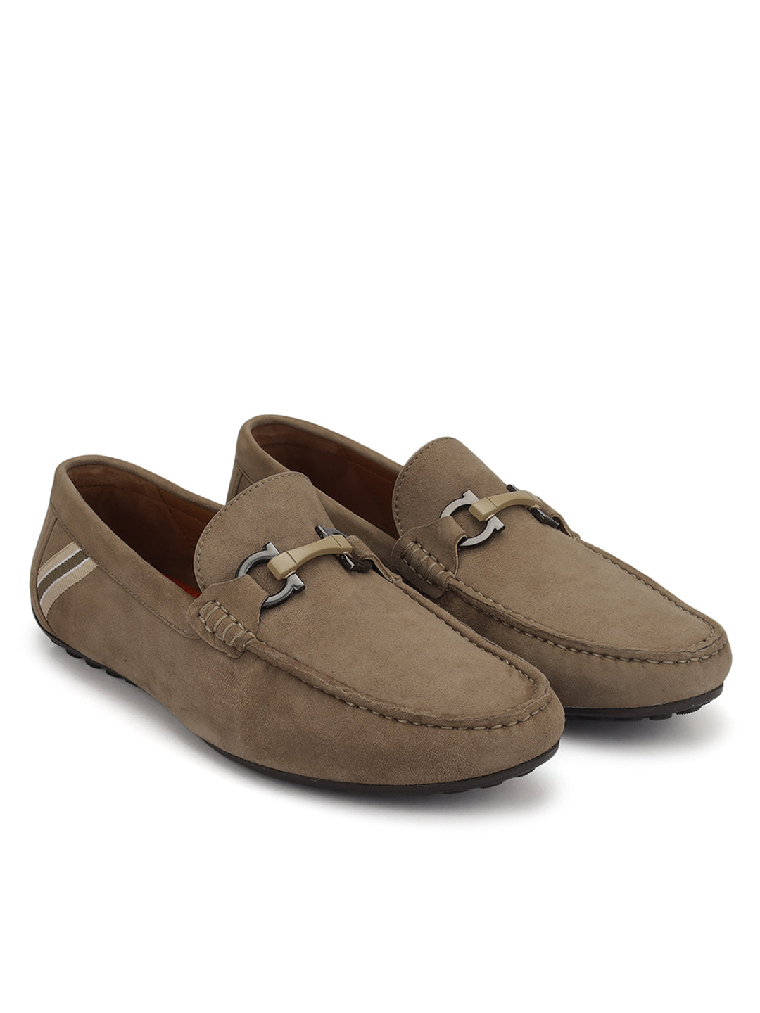 Brown Suede Leather Moccasins