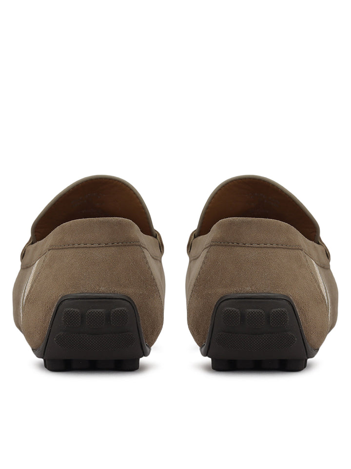 Brown Suede Leather Moccasins