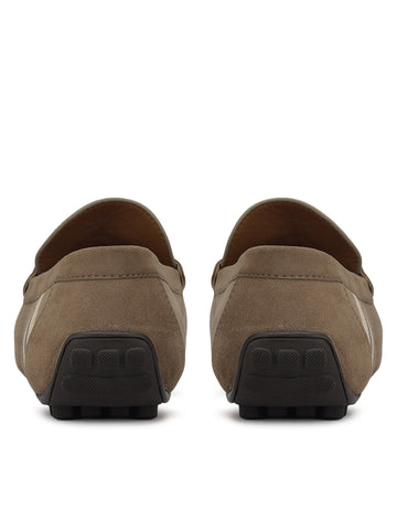 Brown Suede Leather Moccasins