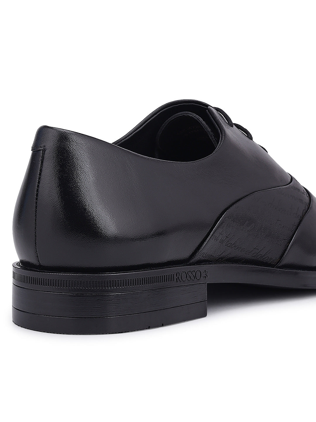 Black Signato Leather Lace Ups