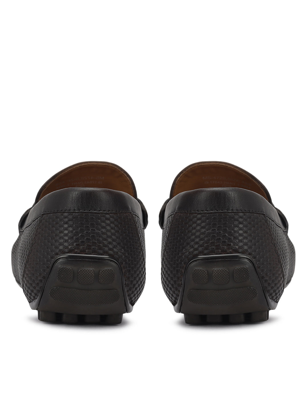 Brown Moccasins With Logo Buckle