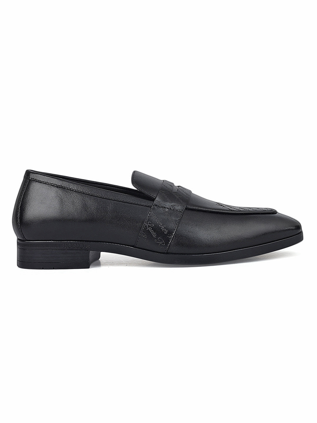 Black Formal Leather Loafers