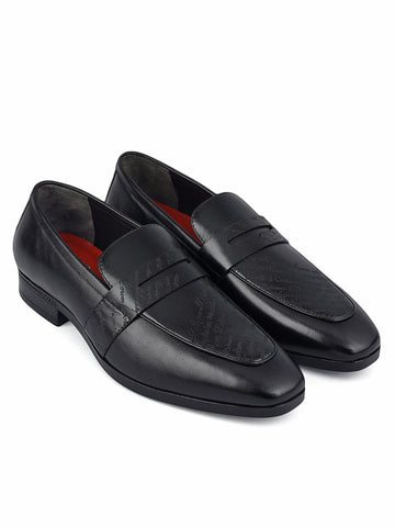 Black Formal Leather Loafers