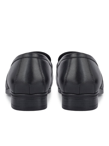 Black Formal Leather Loafers