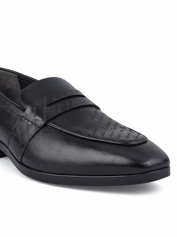 Black Formal Leather Loafers