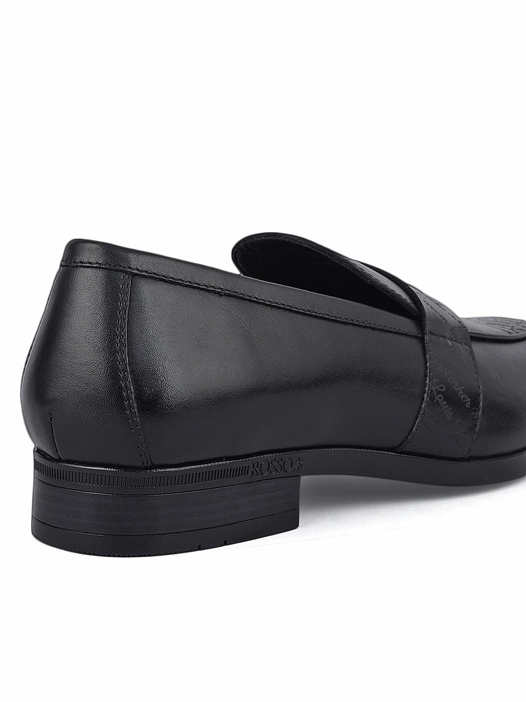 Black Formal Leather Loafers