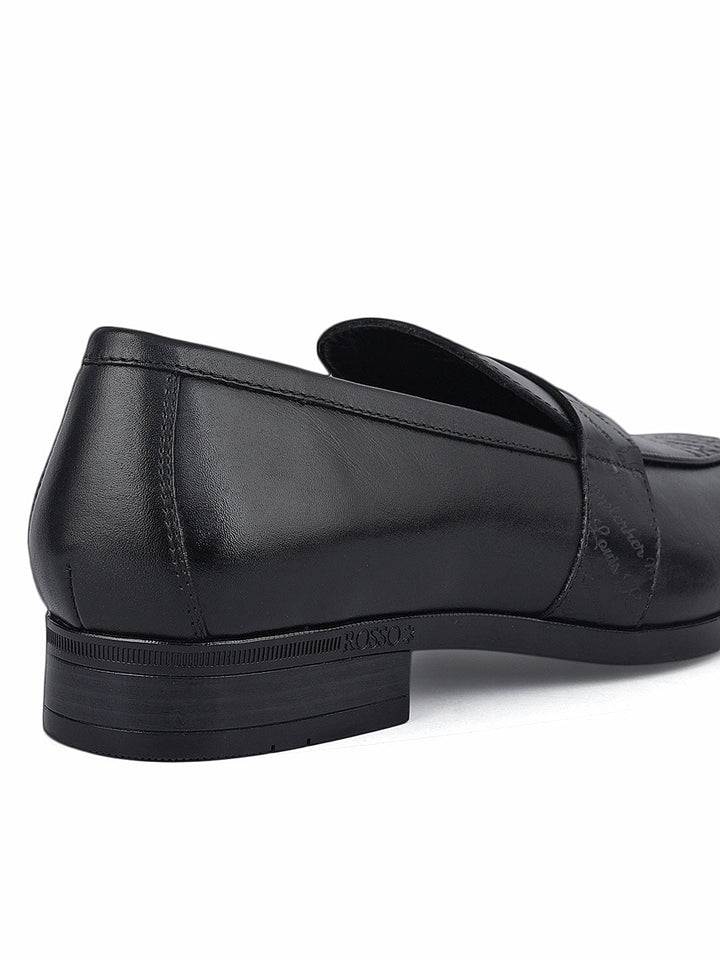 Black Formal Leather Loafers