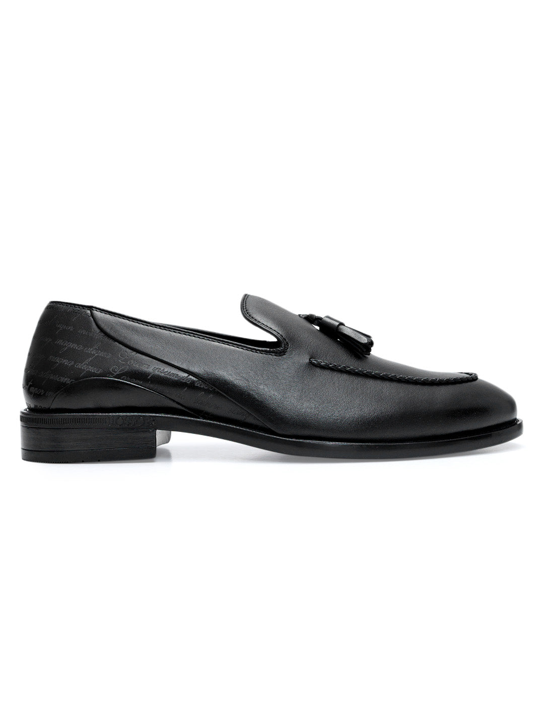 Black Loafers With Tassels