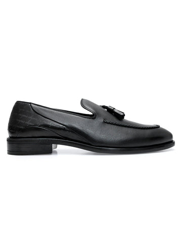 Black Loafers With Tassels