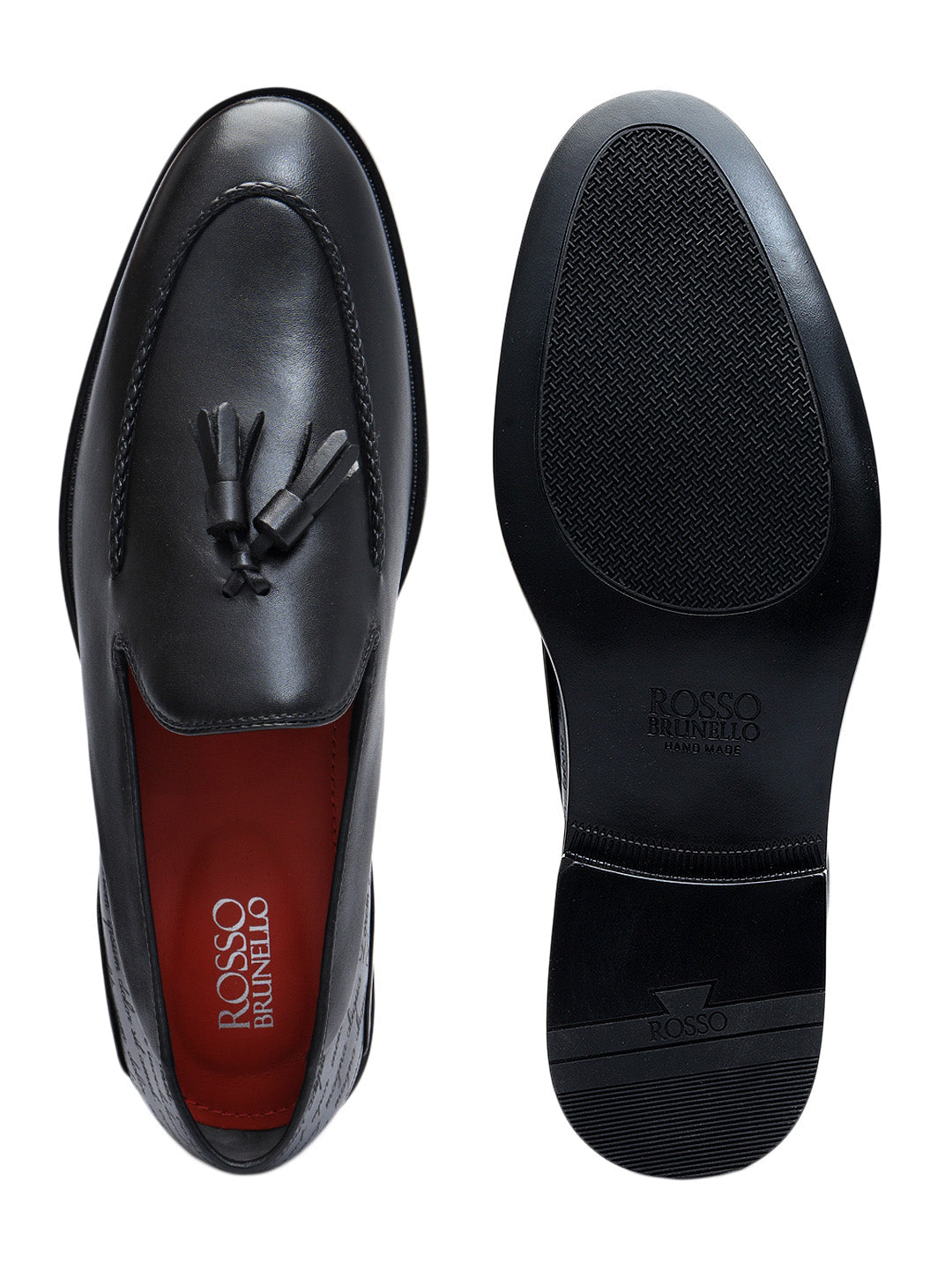 Black Loafers With Tassels