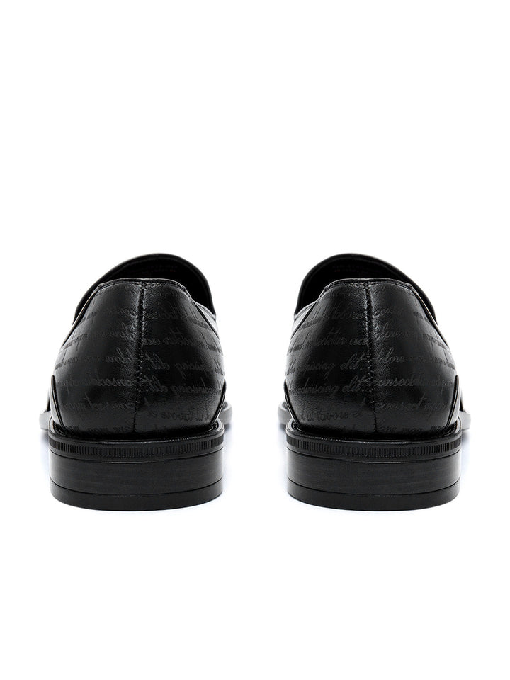 Black Loafers With Tassels
