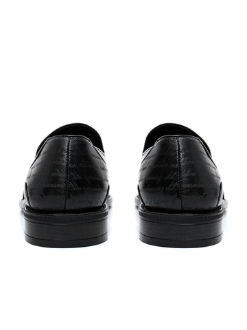 Black Loafers With Tassels