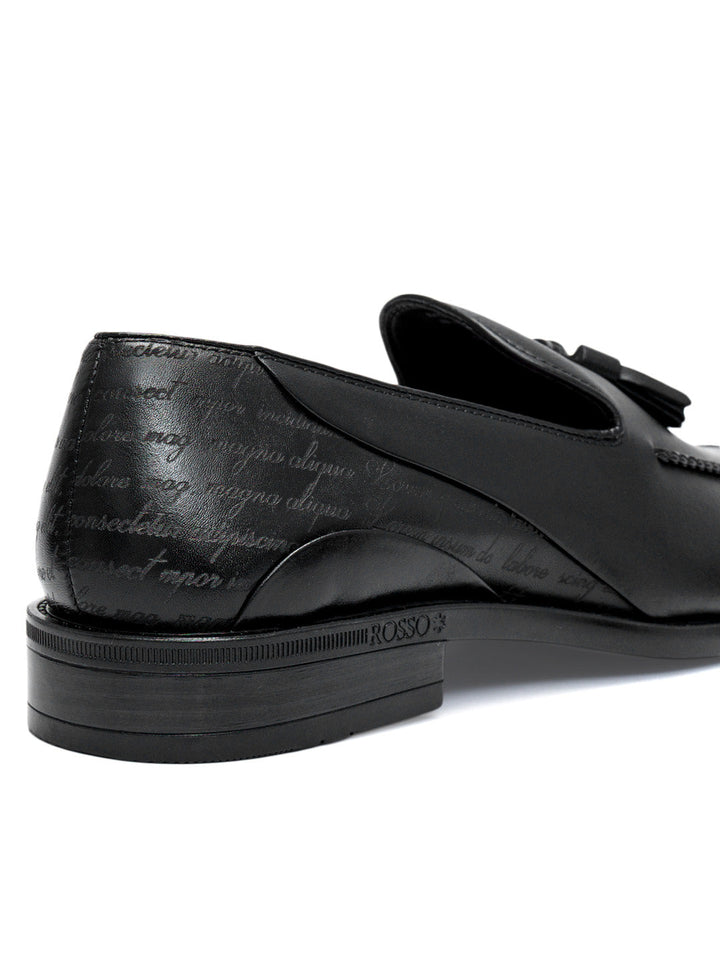 Black Loafers With Tassels