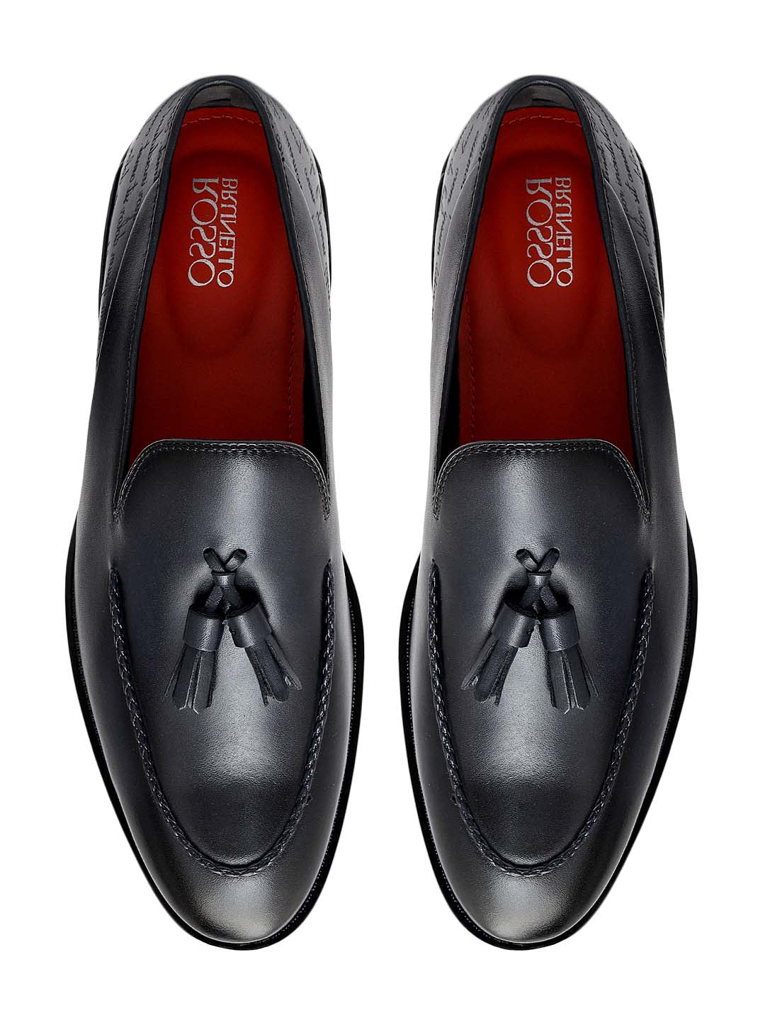 Blue Loafers With Tassels