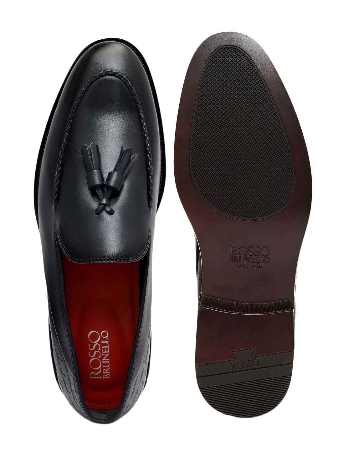 Blue Loafers With Tassels