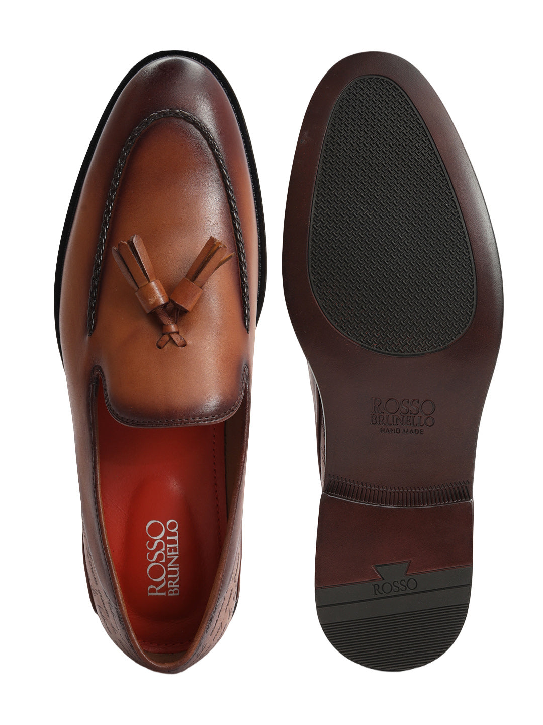 Tan Loafers With Tassles