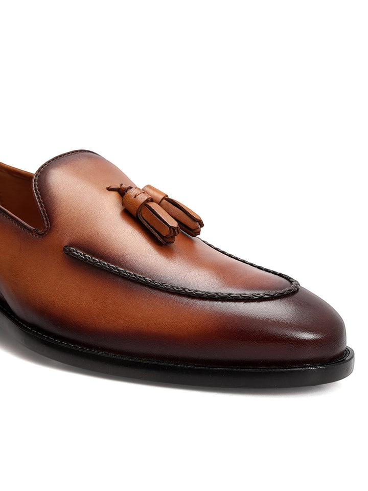 Tan Loafers With Tassles