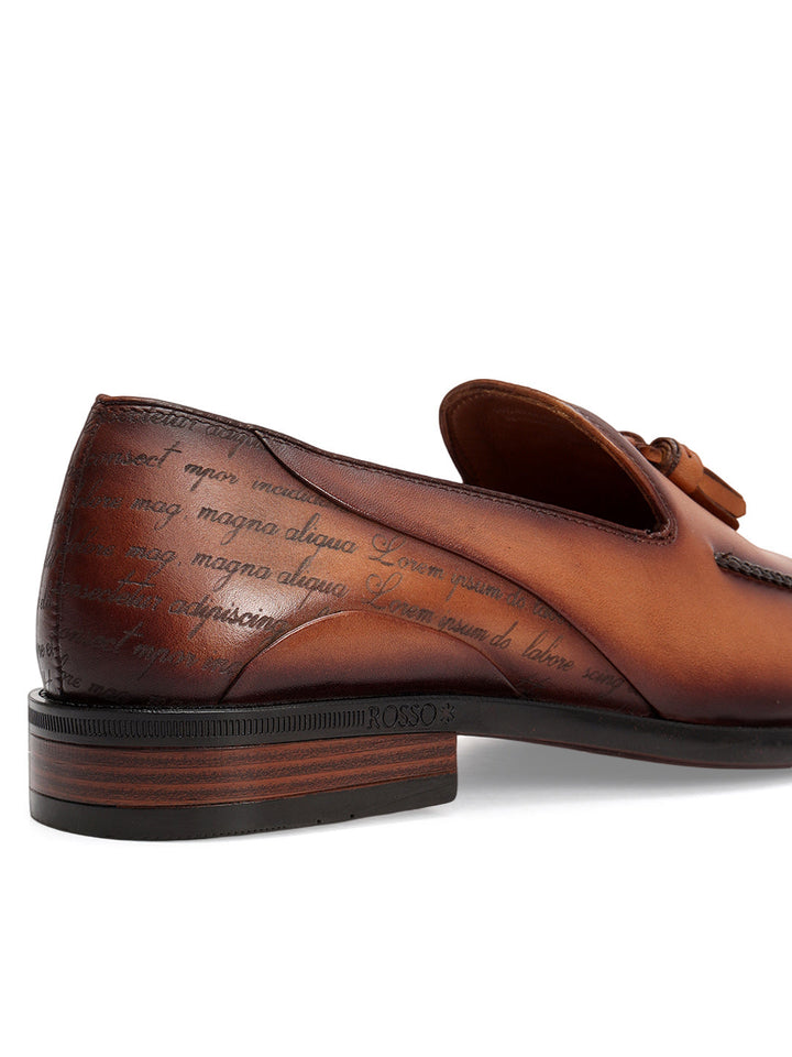 Tan Loafers With Tassles