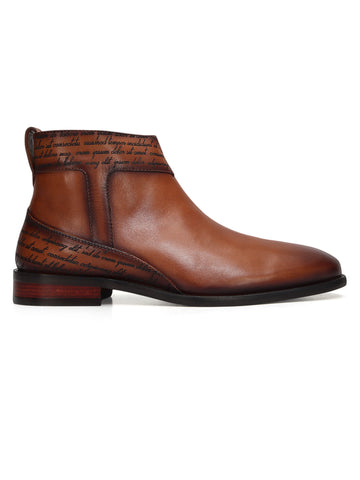 Tan Ankle Length Boots