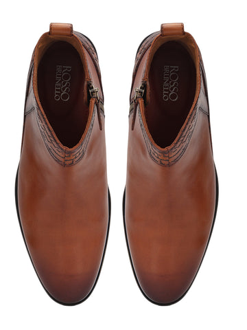 Tan Ankle Length Boots