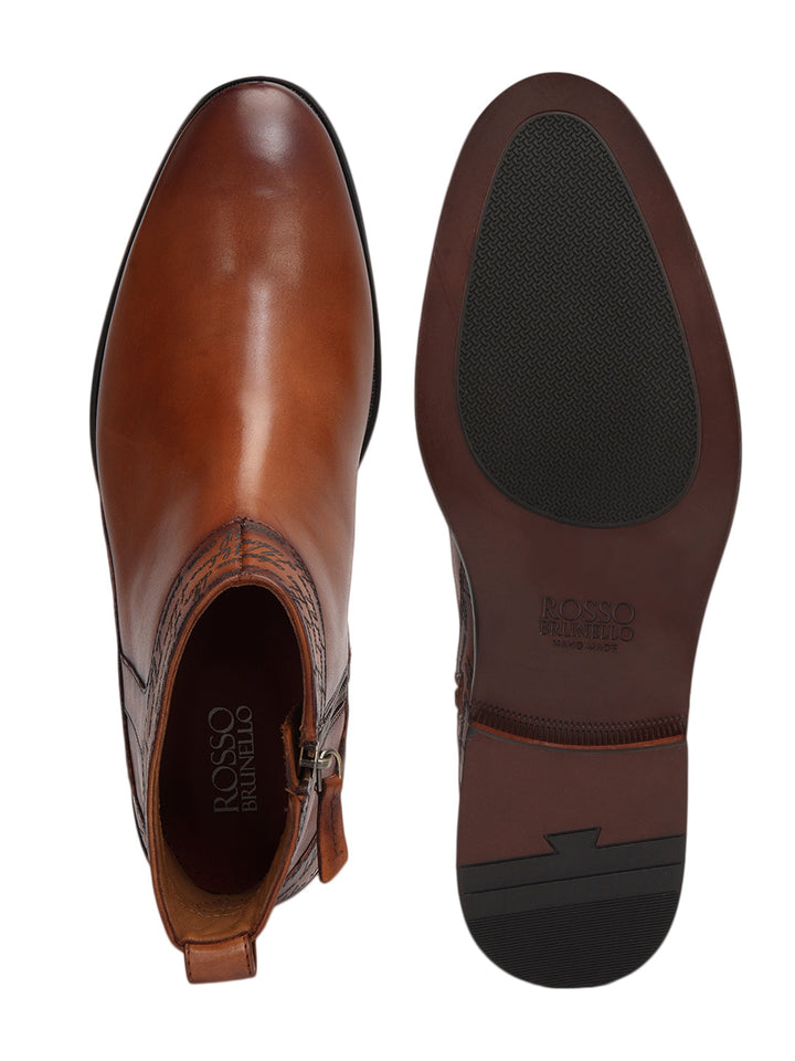 Tan Ankle Length Boots