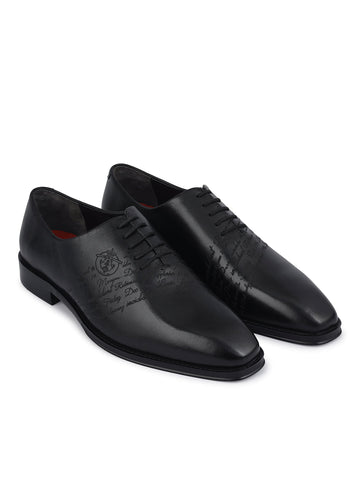 Black Formal Leather Lace Ups