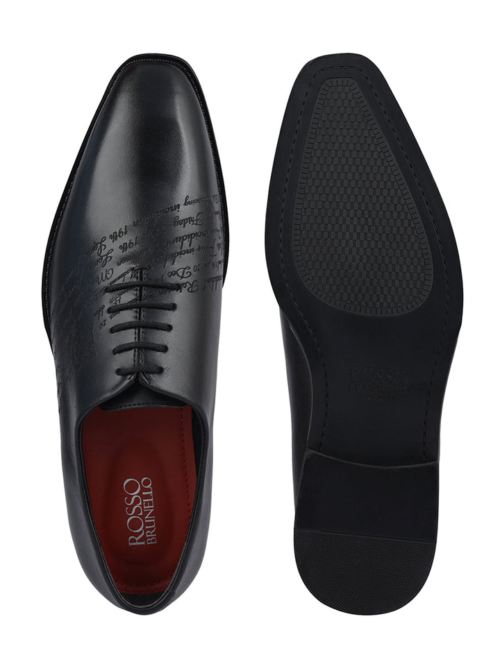 Black Formal Leather Lace Ups