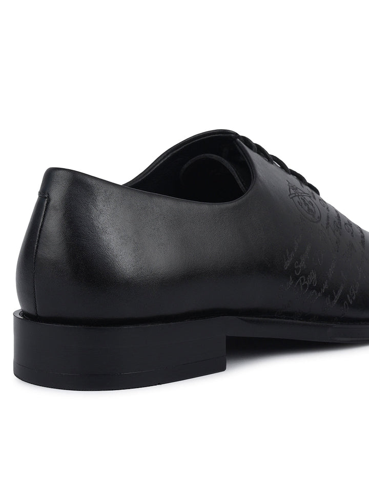 Black Formal Leather Lace Ups