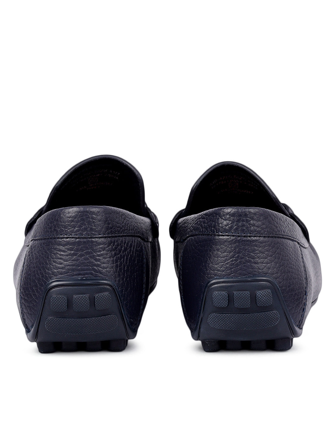 Blue Moccasins with Braided Accent
