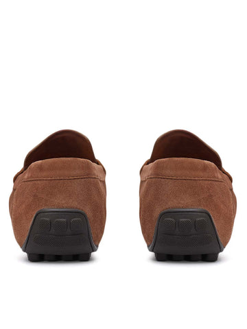 Brown Suede Leather Moccasins