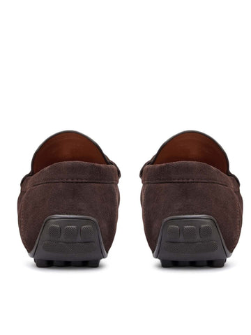 Brown Suede Leather Moccasins