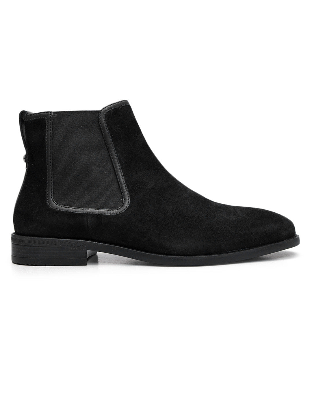 Black Suede Leather Boots