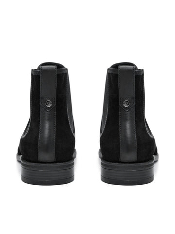 Black Suede Leather Boots