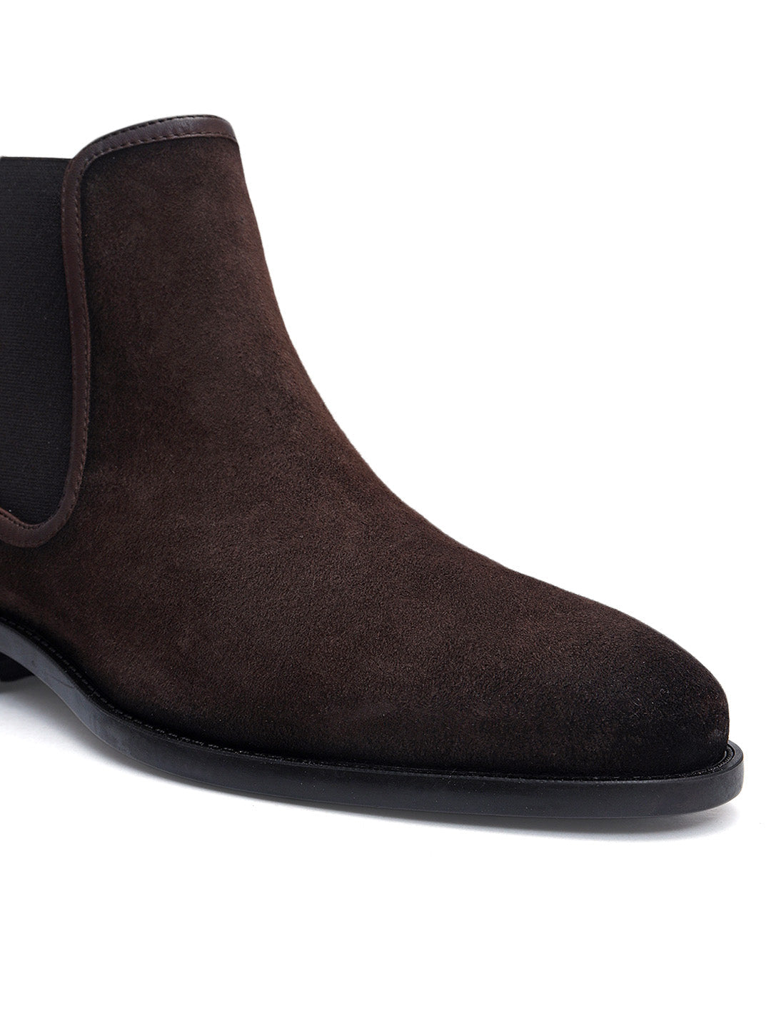 Brown Suede Leather Boots