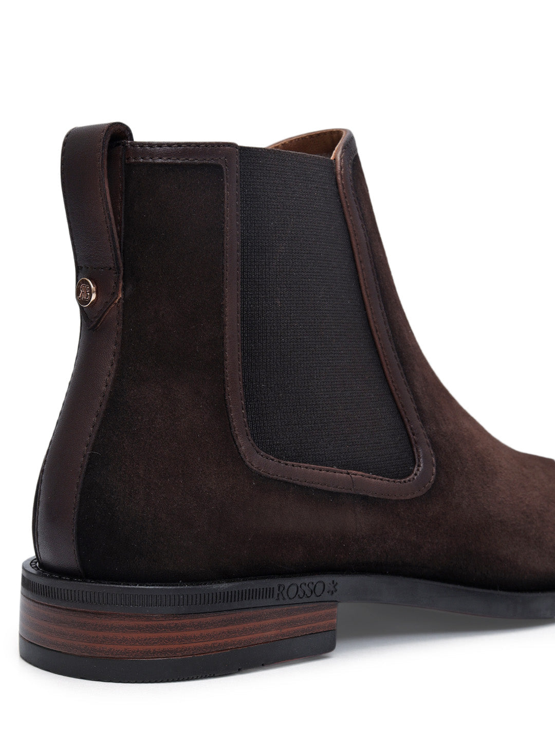 Brown Suede Leather Boots