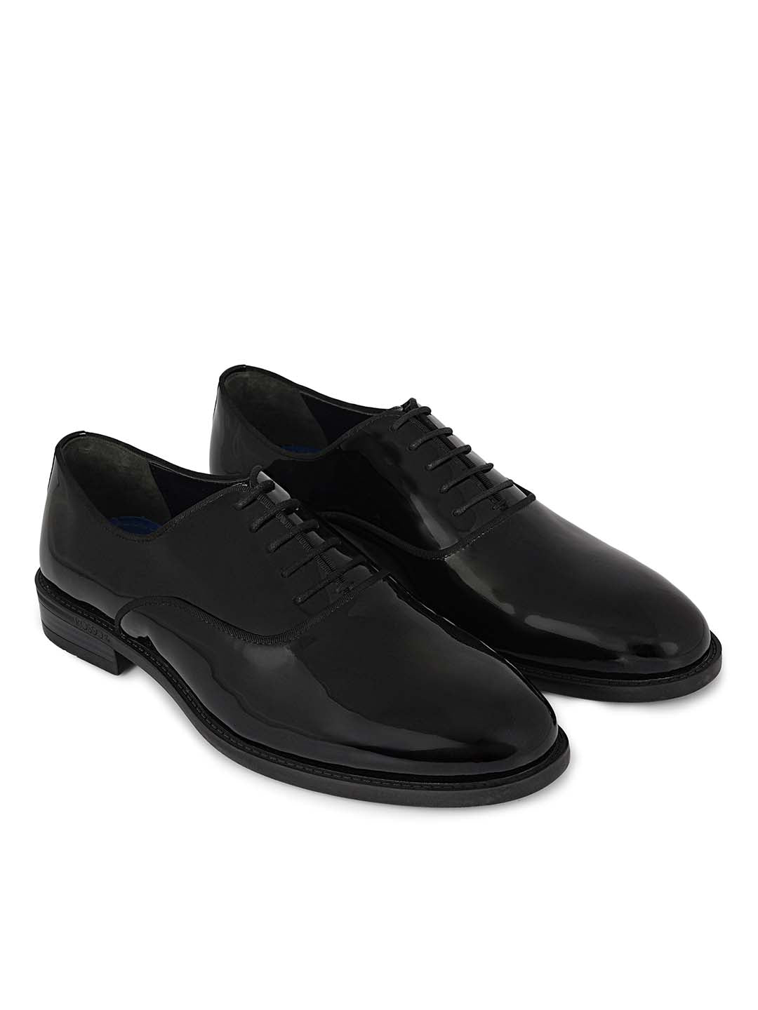 Black Patent Leather Lace Ups