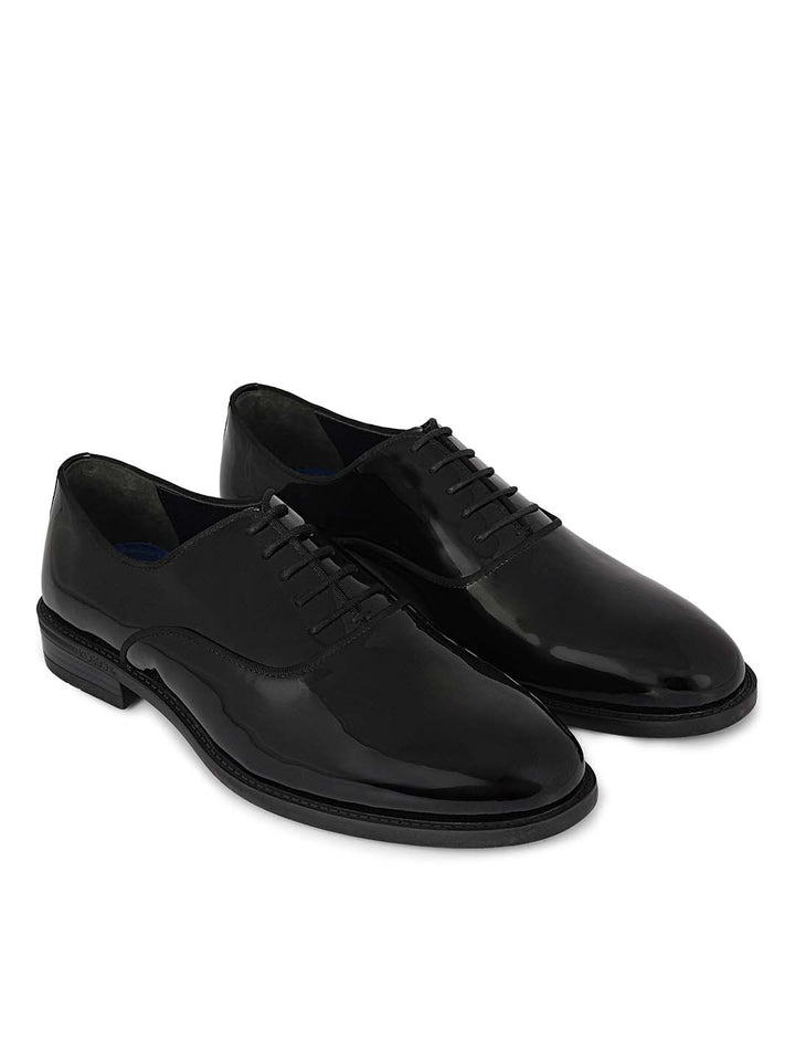 Black Patent Leather Lace Ups