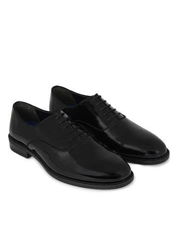 Black Patent Leather Lace Ups