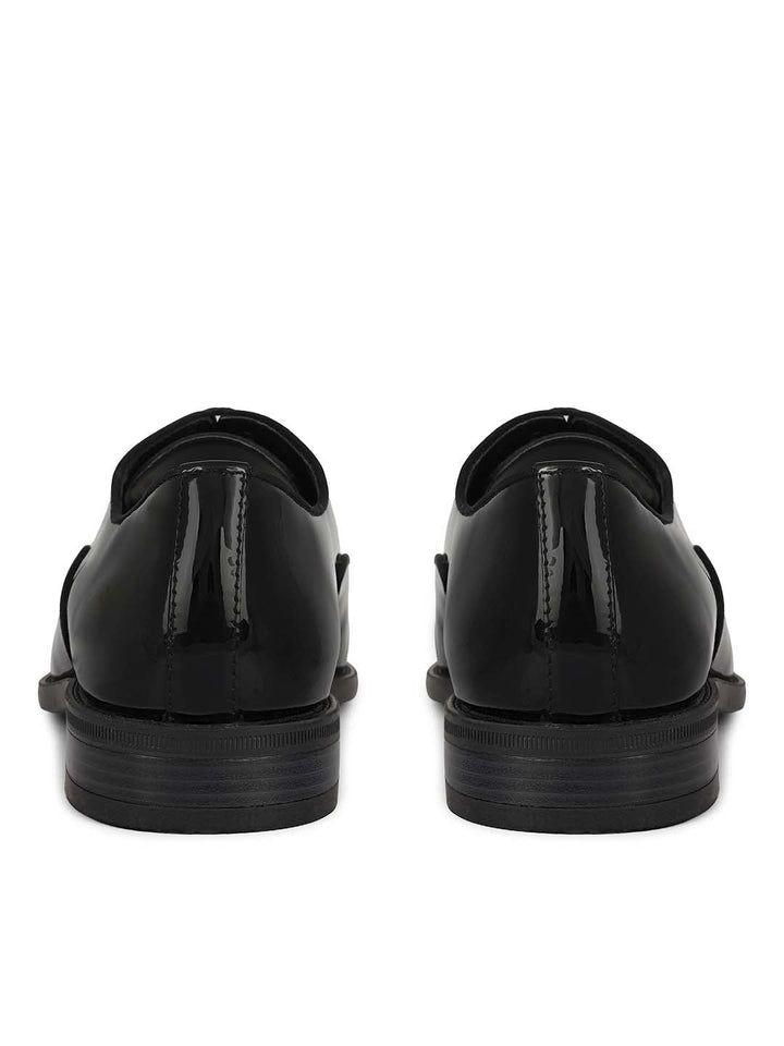Black Patent Leather Lace Ups