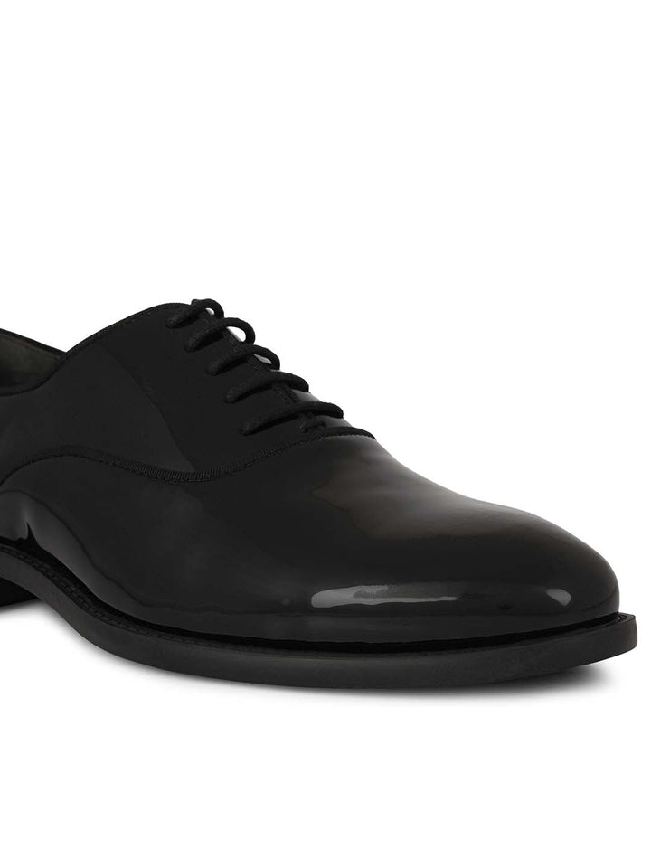 Black Patent Leather Lace Ups