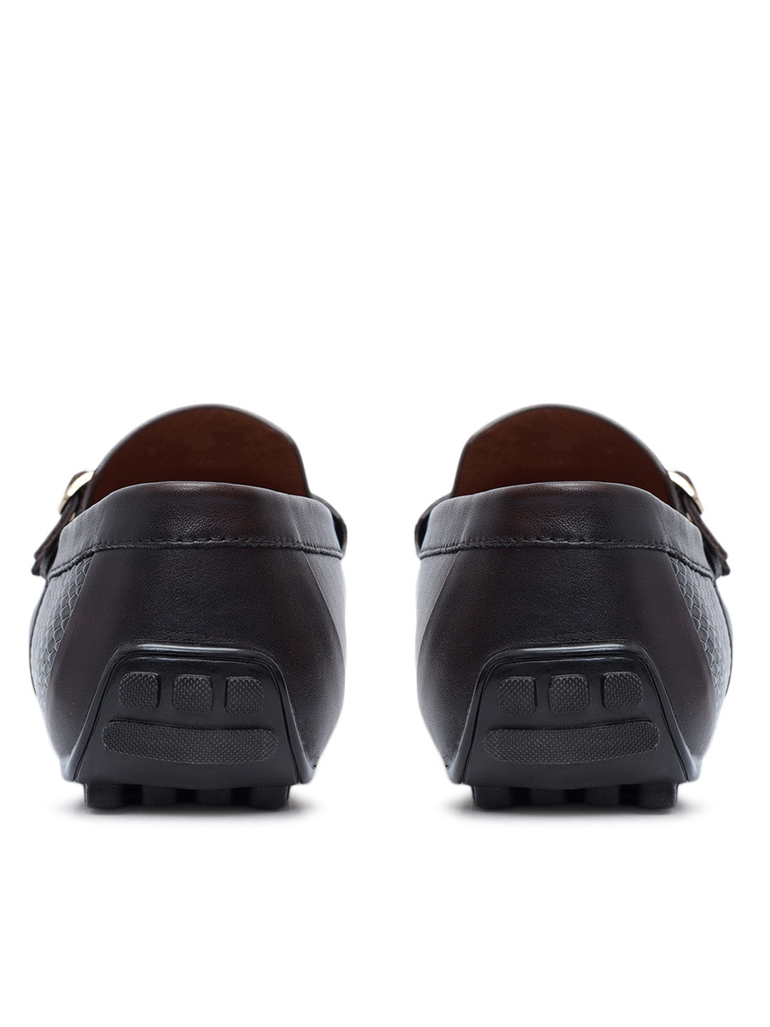 Brown Monk Strap Style Moccasins