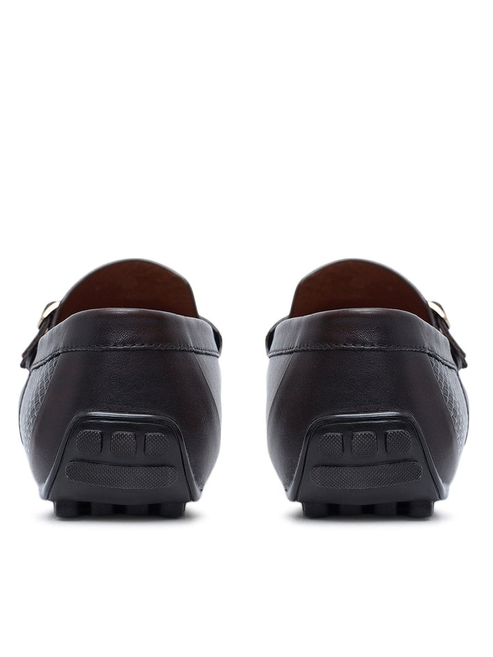 Brown Monk Strap Style Moccasins