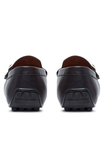 Brown Monk Strap Style Moccasins