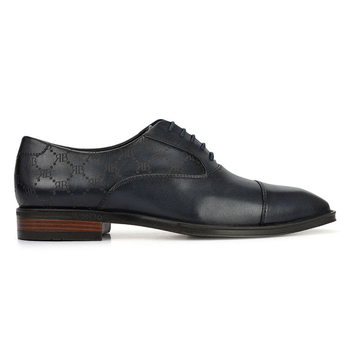 Blue Monogram Leather Lace Ups