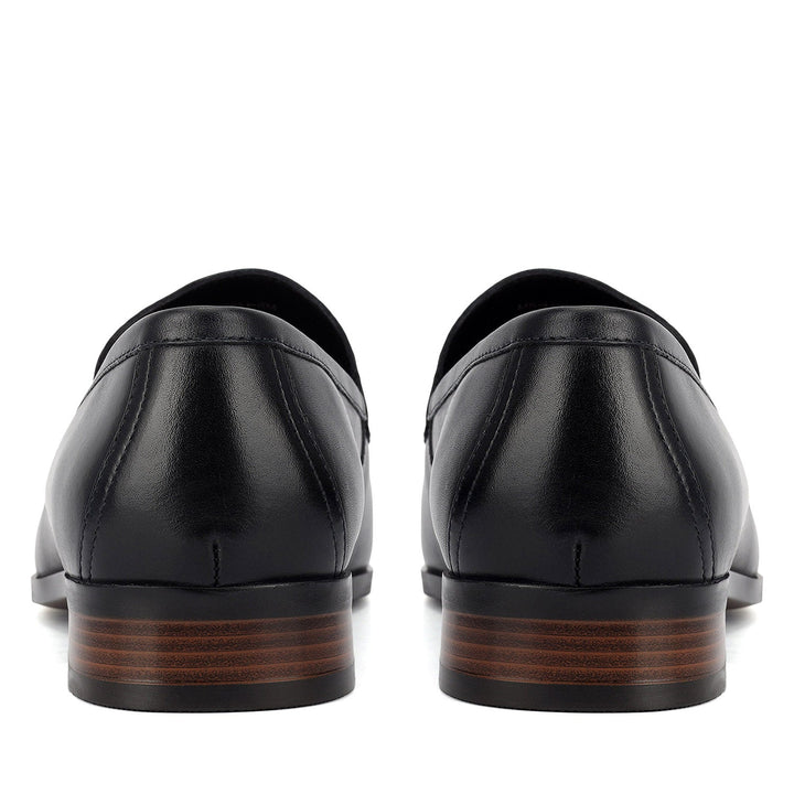 Blue Monogram Leather Loafers