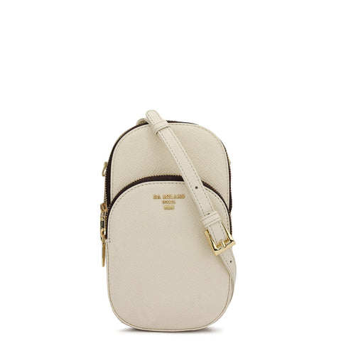 Franzy Leather Crossbody - Marshmallow