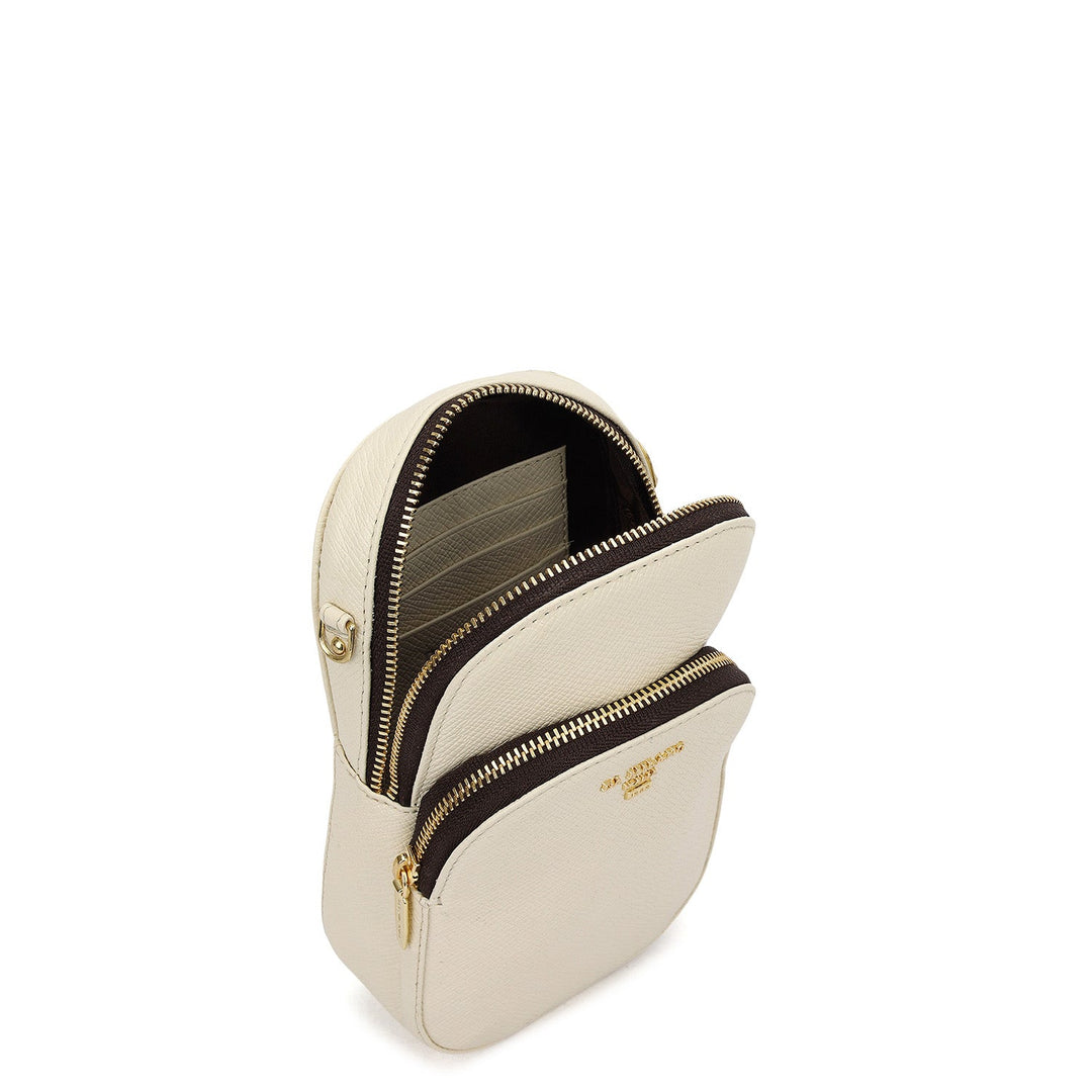 Franzy Leather Crossbody - Marshmallow