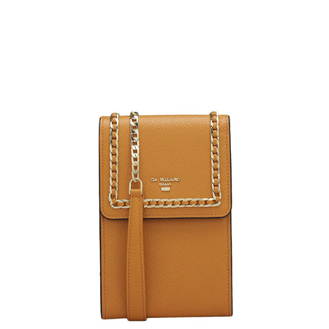 Franzy Leather Crossbody - Flame