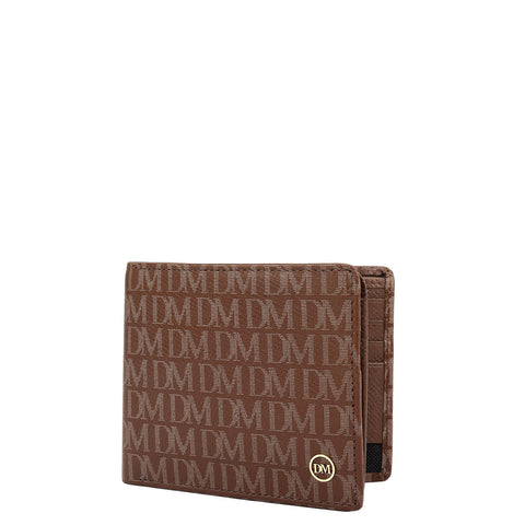 Date Bifold Leather Mens Wallet