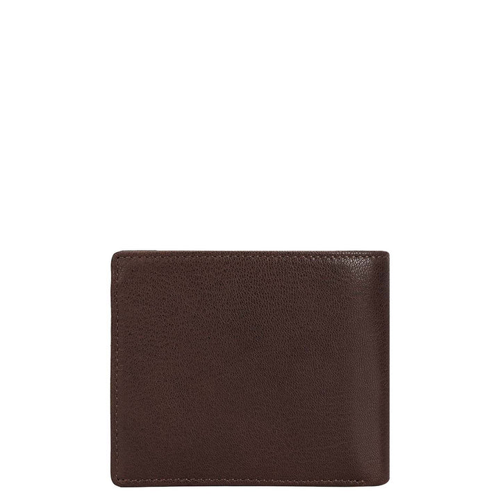Brown Bifold Leather Mens Wallet